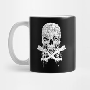 Awesome & Creepy Melting Skull Bones Mug